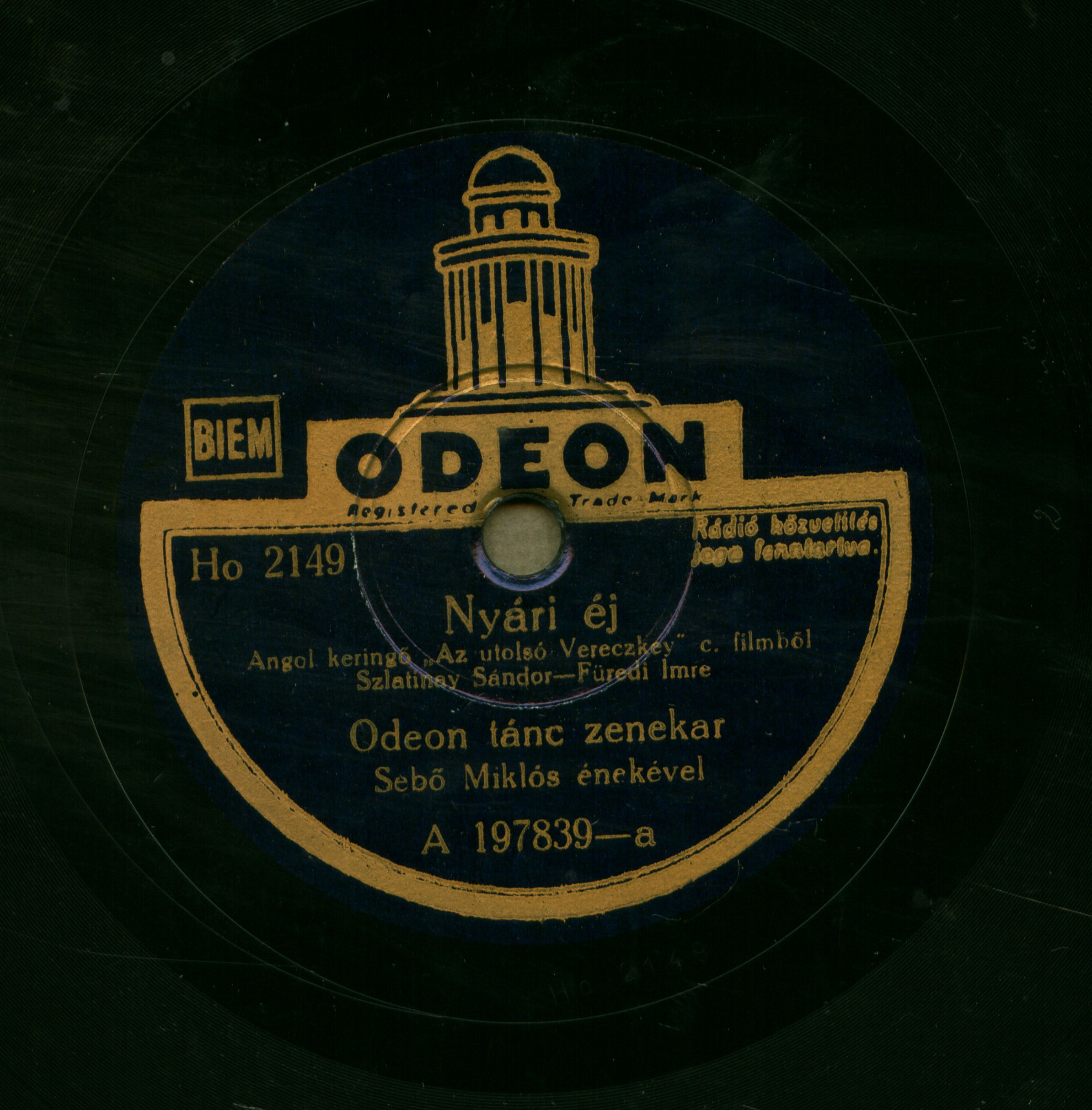 Odeon tánc zenekar